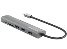 هاب USB-C سه پورت ویولینک مدل WL-UH3047RC همراه با اسلات رم SD و Micro SD